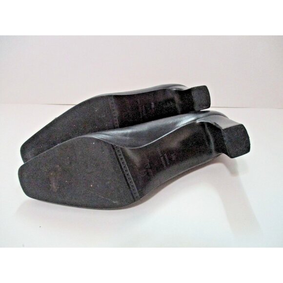 Etienne Aigner Midnight Blue Leather Pumps - Size 9M - Picture 8 of 9